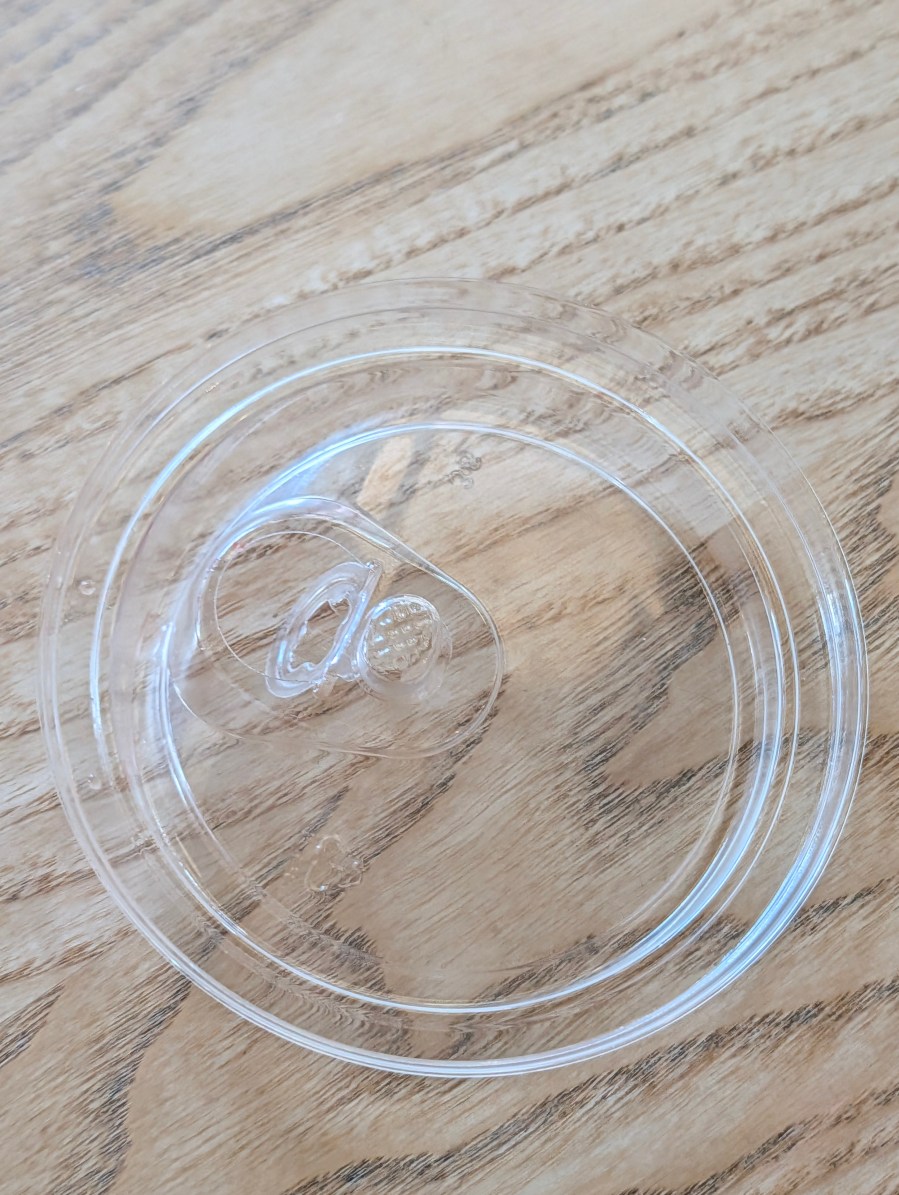Transparent lid and rim validation reference photograph